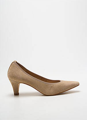 Escarpins bout pointu talon de 4 à 6cm beige ANDREA DAPHANE femme