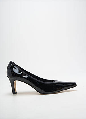 Escarpins matière lisse talon de 7 à 9cm noir ANDREA DAPHANE femme