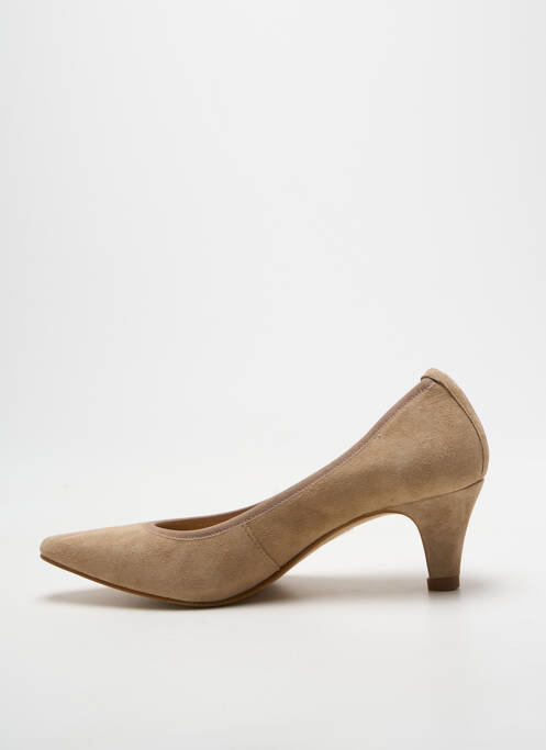 Escarpins bout pointu talon de 4 à 6cm beige ANDREA DAPHANE femme