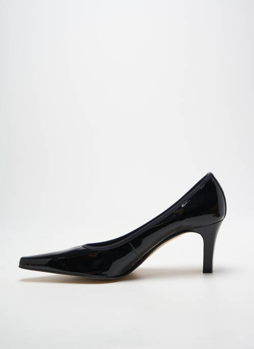 Escarpins matière lisse talon de 7 à 9cm noir ANDREA DAPHANE femme