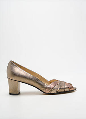 Escarpins talon bottier talon de 4 à 6cm or ANDREA DAPHANE femme