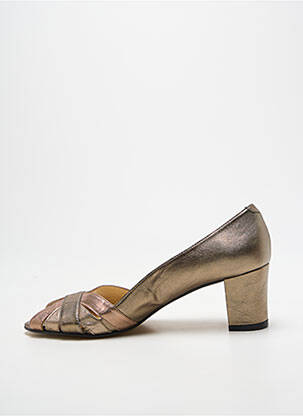 Escarpins talon bottier talon de 4 à 6cm or ANDREA DAPHANE femme