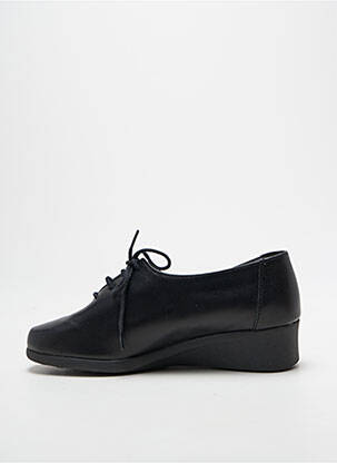 Derbies bout rond talon plat jusqu'à 3cm noir HIRICA femme