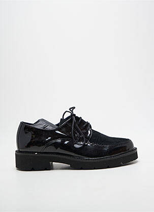 Derbies matière lisse talon plat jusqu'à 3cm noir DORKING femme