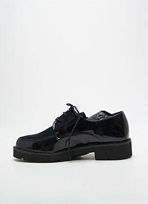 Derbies matière lisse talon plat jusqu'à 3cm noir DORKING femme