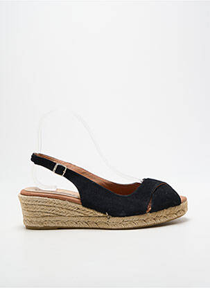 Espadrilles fermeture boucle(s) talon de 4 à 6cm noir CARMEN SAIZ femme