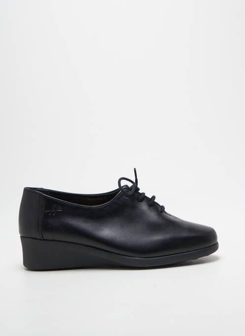 Derbies bout rond talon plat jusqu'à 3cm noir HIRICA femme