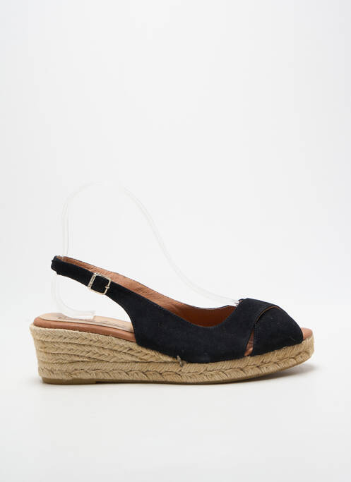 Espadrilles fermeture boucle(s) talon de 4 à 6cm noir CARMEN SAIZ femme