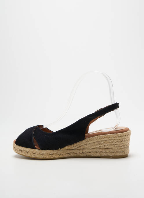 Espadrilles fermeture boucle(s) talon de 4 à 6cm noir CARMEN SAIZ femme