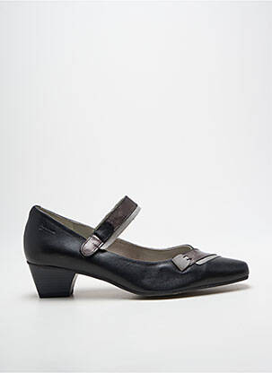 Escarpins bout carré talon de 4 à 6cm noir DORKING femme