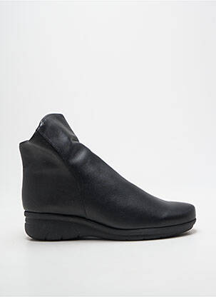 Bottines/boots bout rond talon plat jusqu'à 3cm noir HIRICA femme