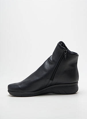 Bottines/boots bout rond talon plat jusqu'à 3cm noir HIRICA femme