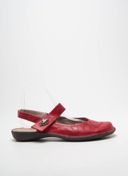 Sandales/nu pieds talon plat jusqu'à 3cm rouge DORKING femme