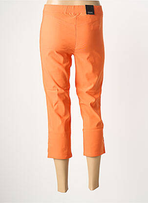 Pantalon 7/8 taille élastique orange STARK femme
