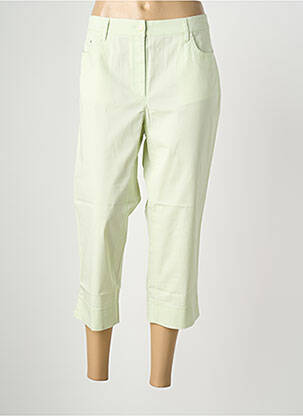 Pantacourt slim vert ZERRES femme