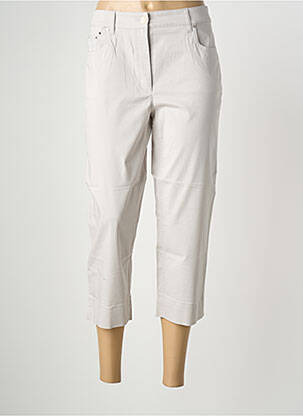 Pantacourt slim gris ZERRES femme