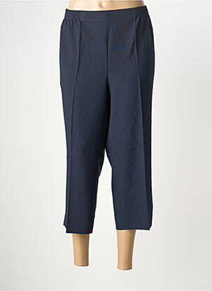 Pantacourt coupe droite bleu STARK femme