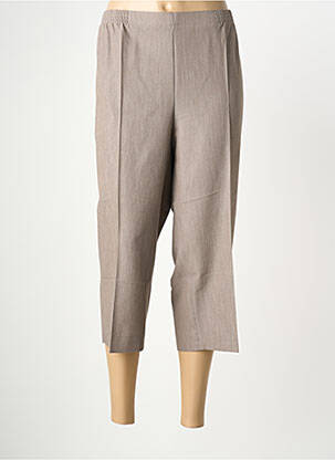 Pantacourt coupe droite gris STARK femme