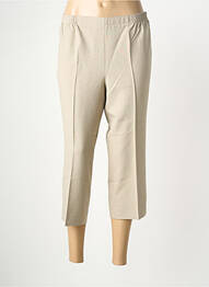 Pantacourt coupe droite beige STARK femme