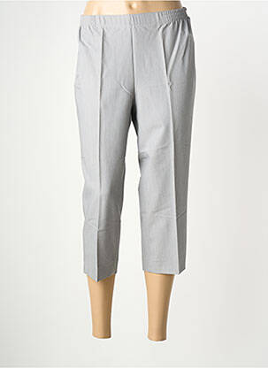 Pantacourt coupe droite gris clair STARK femme