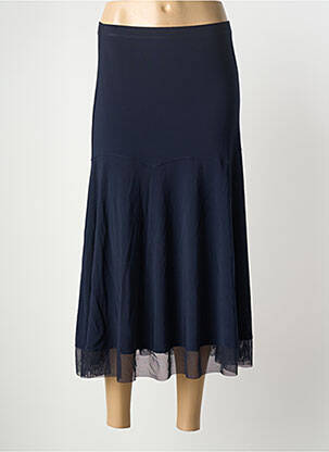 Jupe longue coupe évasée bleu JOSEPH RIBKOFF femme