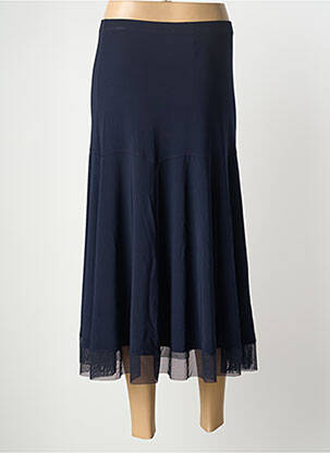 Jupe longue coupe évasée bleu JOSEPH RIBKOFF femme