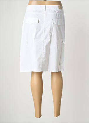 Jupe courte coupe droite blanc GARDEUR femme