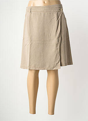 Jupe mi-longue beige GARDEUR femme
