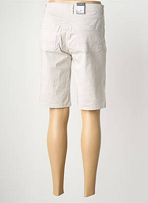 Bermuda coupe droite gris ZERRES femme
