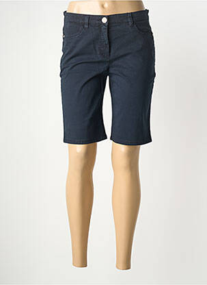 Bermuda coupe droite bleu STARK femme