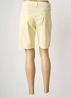 Bermuda coupe droite jaune THALASSA femme