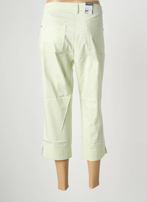 Pantacourt slim vert ZERRES femme