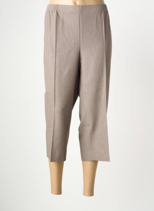 Pantacourt coupe droite gris STARK femme