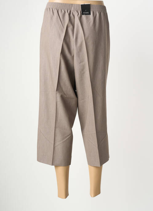 Pantacourt coupe droite gris STARK femme