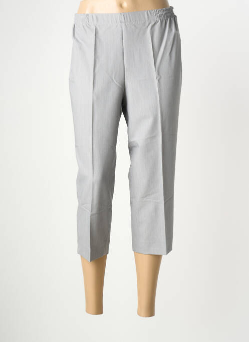 Pantacourt coupe droite gris clair STARK femme