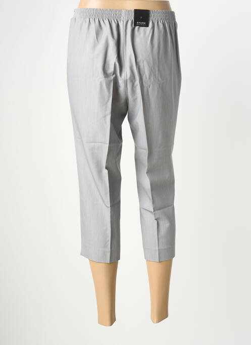 Pantacourt coupe droite gris clair STARK femme