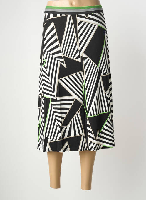 Jupe longue imprimé fantaisie noir SOMMERMANN femme