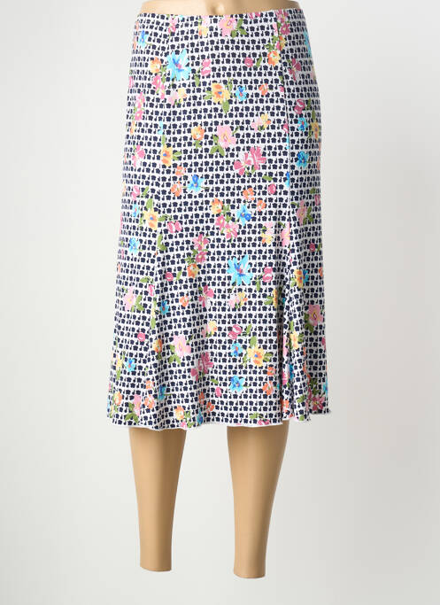 Jupe mi-longue coupe évasée noir TELMAIL femme
