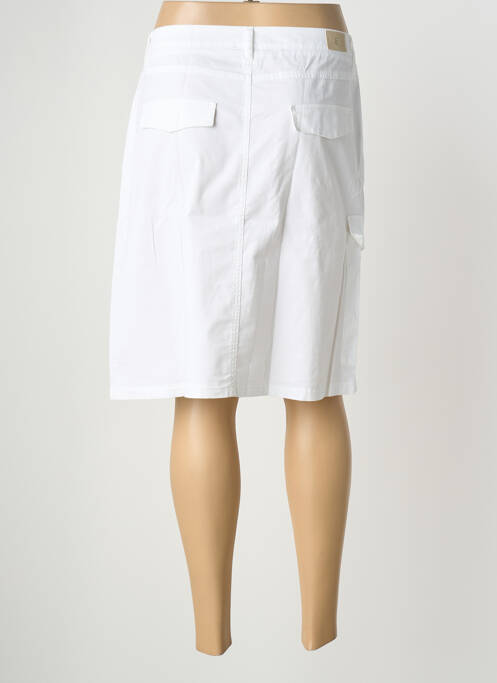 Jupe courte coupe droite blanc GARDEUR femme