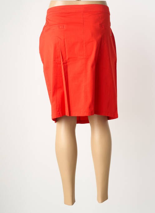 Jupe courte poches rouge THALASSA femme
