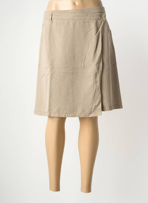 Jupe mi-longue beige GARDEUR femme
