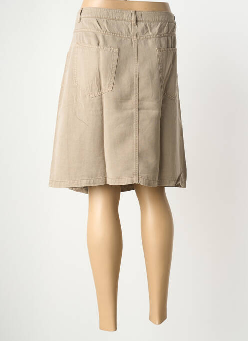 Jupe mi-longue beige GARDEUR femme