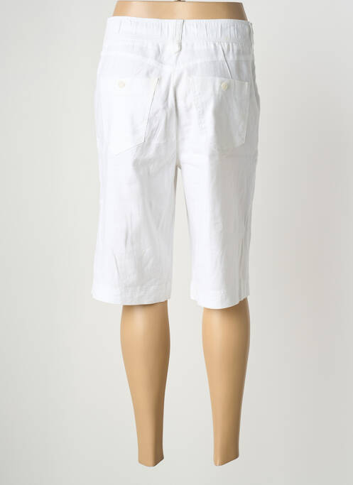 Bermuda coupe droite blanc GARDEUR femme