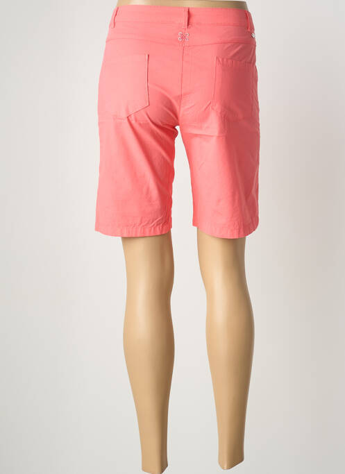 Bermuda coupe droite rose THALASSA femme