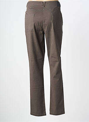 Pantalon slim taille normale taille normale marron THALASSA femme