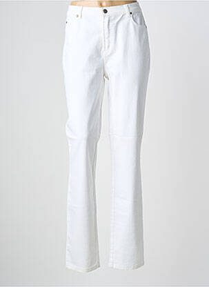 Jeans coupe slim stretch taille normale blanc KARTING femme