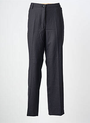 Pantalon droit tissage crêpe taille normale noir GARDEUR femme