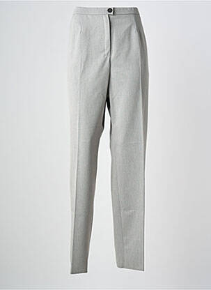 Pantalon slim taille haute taille haute gris KARTING femme