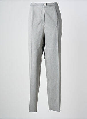 Pantalon droit taille élastique taille normale gris KARTING femme