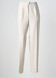 Pantalon slim taille normale taille normale beige KARTING femme